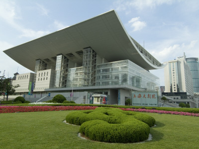 Grand Theatre, People's Square, Shanghai, China 1998 Nicknamed Babyscales, Architect: Charpentier by Natalie Tepper Pricing Limited Edition Print image