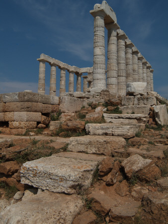 Temple Of Poseidon, Sounion by Natalie Tepper Pricing Limited Edition Print image