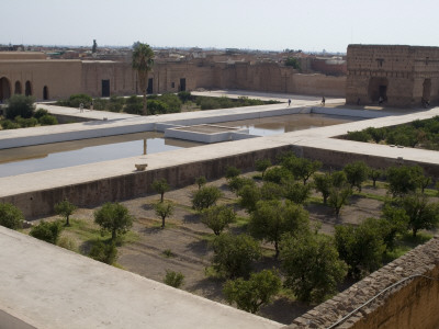 El Badi Palace, Marrakech, 1578, Courtyard by Natalie Tepper Pricing Limited Edition Print image