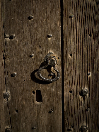 Studded Door With Handle, Rotherwick Church, Hampshire by Olwen Croft Pricing Limited Edition Print image