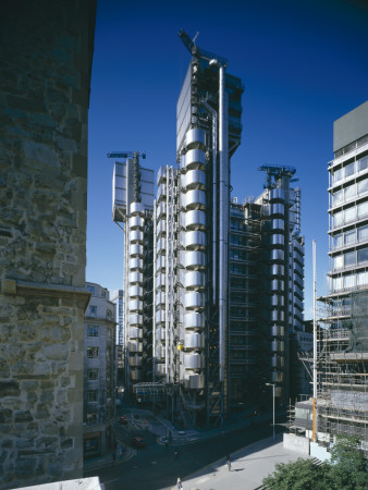 Lloyd's Building, City Of London, 1986, Overall Exterior, Architect: Richard Rogers And Partners by Richard Bryant Pricing Limited Edition Print image