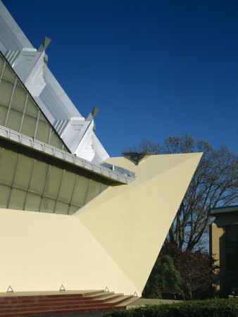 Beth Sholom Synagogue, Elkins Park, Pennsylvania, 1954, Exterior, Architect: Frank Lloyd Wright by Richard Bryant Pricing Limited Edition Print image