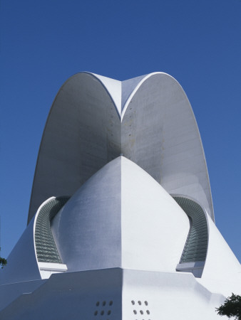 Auditorio De Tenerife, Santa Cruz, Canary Islands, Front Elevation, Architect: Santiago Calatrava by Richard Bryant Pricing Limited Edition Print image