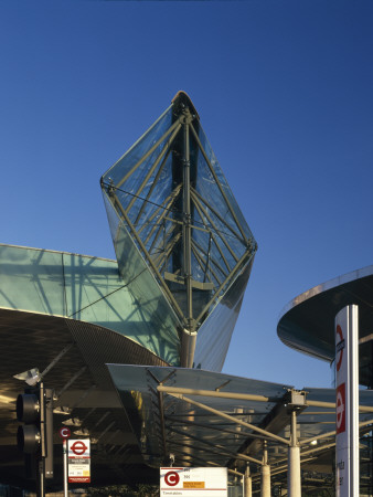 Canada Water Bus Station, London, Exterior, Architect: Eva Jiricna by Richard Bryant Pricing Limited Edition Print image