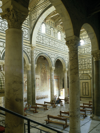 Interior, San Miniato Al Monte, Florence, 1018-1207 by Richard Bryant Pricing Limited Edition Print image