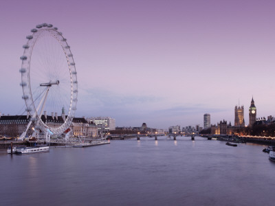 View Of London Across The River Thames by Sarah J Duncan Pricing Limited Edition Print image