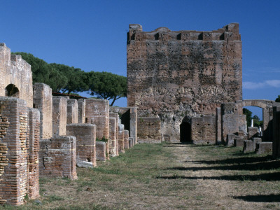 Ruined Street, Ostia by Will Pryce Pricing Limited Edition Print image