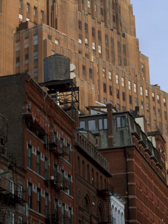 Brick High Rise Buildings, Manhatten, New York City, Early 20Th Century by Will Pryce Pricing Limited Edition Print image