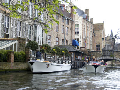 Restaurant In The Market Square, Bruges, West Flanders, Belgium by Lisa S. Engelbrecht Pricing Limited Edition Print image