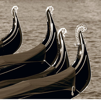 Four Gondolas by Bret Staehling Pricing Limited Edition Print image