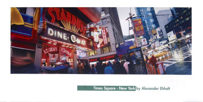 Times Square by Alexander Ehhalt Pricing Limited Edition Print image