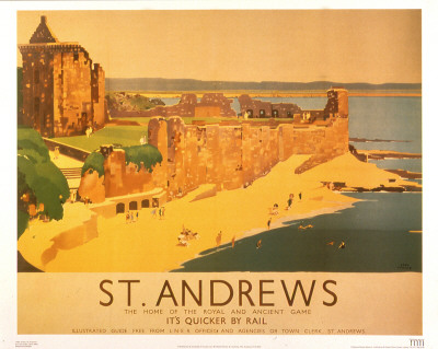 St. Andrews Castle by British Rail Pricing Limited Edition Print image