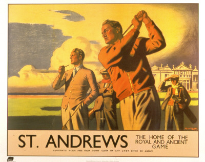 St. Andrews Swinging by British Rail Pricing Limited Edition Print image