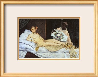 Olympia, C.1863 by Edouard Manet Pricing Limited Edition Print image