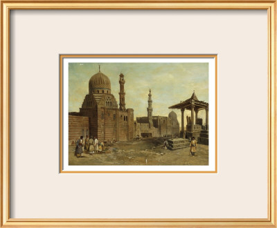Mosquées Et Minarets, Cimetière Des Mameluks by Adrien Dauzats Pricing Limited Edition Print image