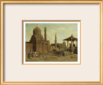 Mosquees Et Minarets, Cimetiere Des Mameluks by Adrien Dauzats Pricing Limited Edition Print image