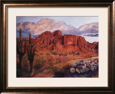 Golden Hour Of The Superstitions by Charlotte Klingler Pricing Limited Edition Print image