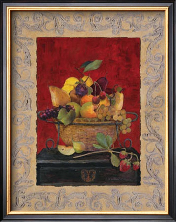 Traditional Fruit Basket Ii by Charlene Winter Olson Pricing Limited Edition Print image
