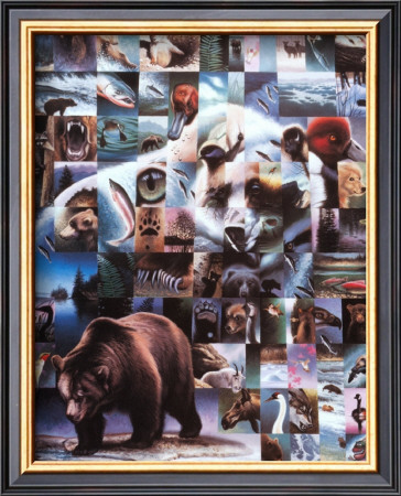 Wildlife Mosaics Bear by Daniel Renn Pierce Pricing Limited Edition Print image