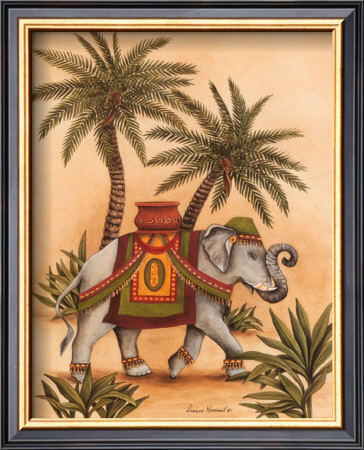 Elephant Safari I by Dianne Krumel Pricing Limited Edition Print image