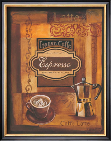 Italian Caffe by Gregory Gorham Pricing Limited Edition Print image