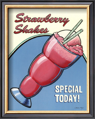 Strawberry Shakes by Louise Max Pricing Limited Edition Print image