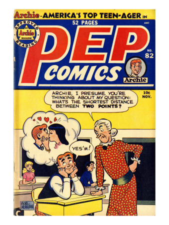 Archie Comics Retro: Pep Comic Book Cover #82 (Aged) by Bob Montana Pricing Limited Edition Print image