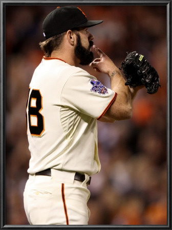 Texas Rangers V San Francisco Giants, Game 1: Brian Wilson by Jed Jacobsohn Pricing Limited Edition Print image