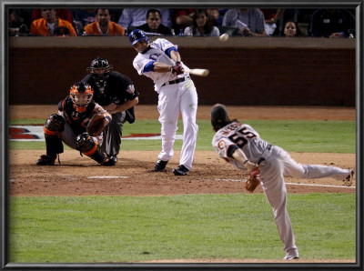 Texas Rangers V. San Francisco Giants, Game 5:  Nelson Cruz by Christian Petersen Pricing Limited Edition Print image