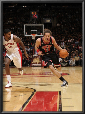 Chicago Bulls V Toronto Raptors: Amir Johnson And Joakim Noah by Ron Turenne Pricing Limited Edition Print image