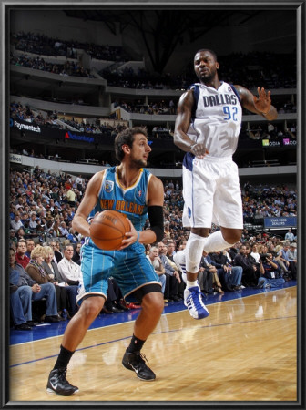New Orleans Hornets V Dallas Mavericks: Marco Belinelli And Deshawn Stevenson by Layne Murdoch Pricing Limited Edition Print image
