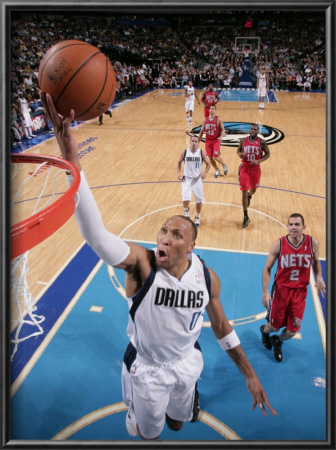New Jersey Nets V Dallas Mavericks: Shawn Marion And Jordan Farmar by Glenn James Pricing Limited Edition Print image