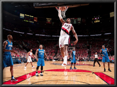 Orlando Magic V Portland Trail Blazers: Lamarcus Aldridge by Sam Forencich Pricing Limited Edition Print image