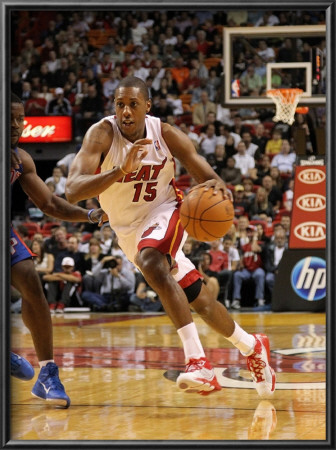 Detroit Pistons V Miami Heat: Mario Chalmers by Mike Ehrmann Pricing Limited Edition Print image