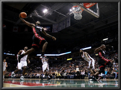 Miami Heat V Milwaukee Bucks: Lebron James by Jonathan Daniel Pricing Limited Edition Print image