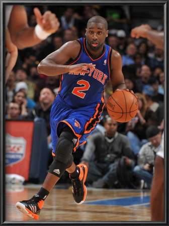 New York Knicks V Denver Nuggets: Raymond Felton by Garrett Ellwood Pricing Limited Edition Print image