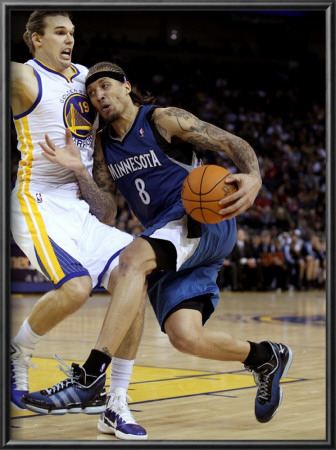 Minnesota Timberwolves V Golden State Warriors: Michael Beasley And Lou Amundson by Ezra Shaw Pricing Limited Edition Print image