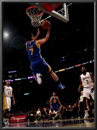 Golden State Warriors V Los Angeles Lakers: Jeremy Lin by Stephen Dunn Pricing Limited Edition Print image
