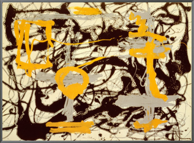 Yellow, Grey, Black by Jackson Pollock Pricing Limited Edition Print image