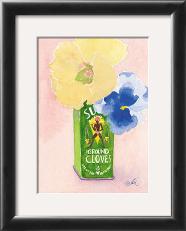 Flowers In A Green Can by Robbin Gourley Pricing Limited Edition Print image