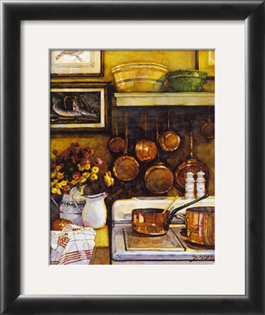 Copper Pots by Deborah Chabrian Pricing Limited Edition Print image
