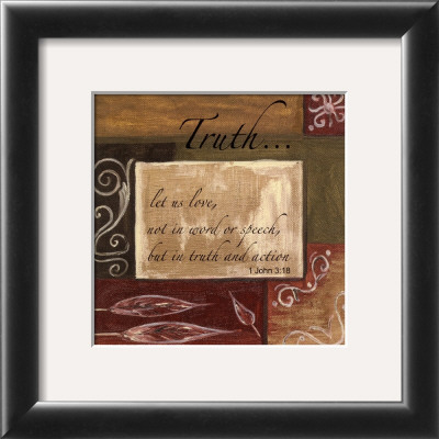 Words To Live By: Truth by Debbie Dewitt Pricing Limited Edition Print image