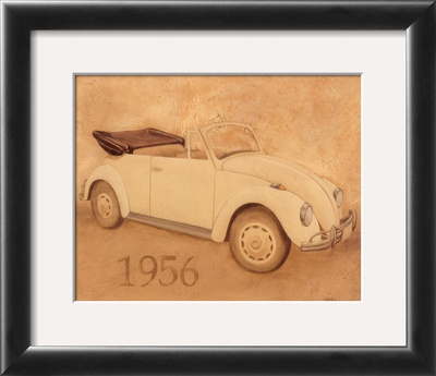 1956 Volkswagon Bug by Lucciano Simone Pricing Limited Edition Print image