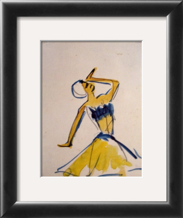 Dancing, C.1910-11 by Ernst Ludwig Kirchner Pricing Limited Edition Print image