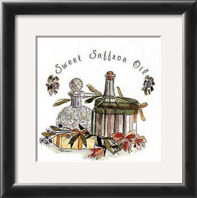 Sweet Saffron Oil by Carol Robinson Pricing Limited Edition Print image