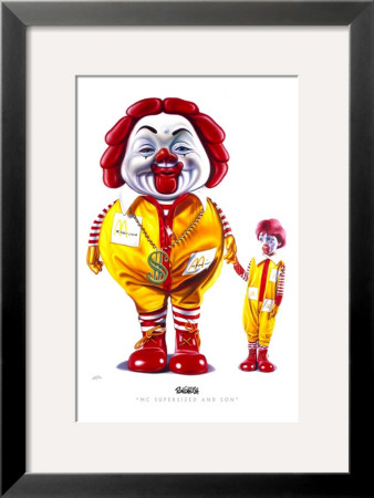 Mc Supersize And Son by Ron English Pricing Limited Edition Print image