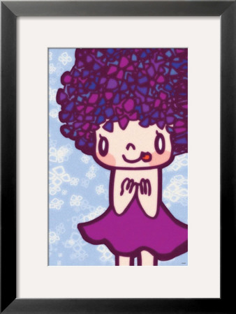 Hydrangea Girl by Minoji Pricing Limited Edition Print image
