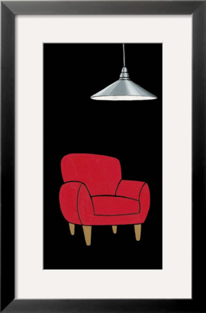 Red Chair With Light by Santiago Poveda Pricing Limited Edition Print image