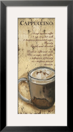 Coffee Recipes: Cappuccino by Debbie Dewitt Pricing Limited Edition Print image