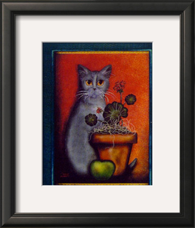 Framed Cat Iv by Jessica Fries Pricing Limited Edition Print image